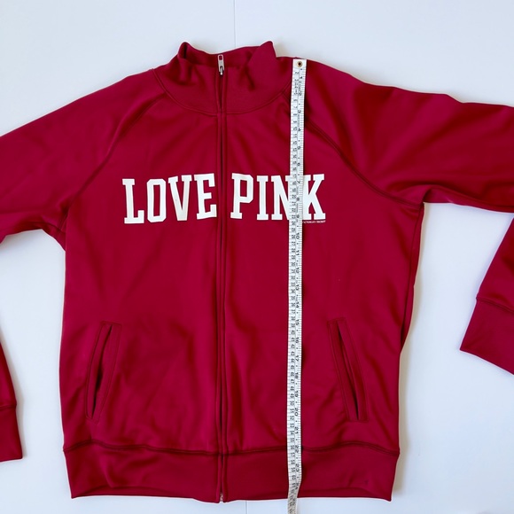 PINK Victoria's Secret Zip-Up women’s Jacket - Red - Picture 4 of 5